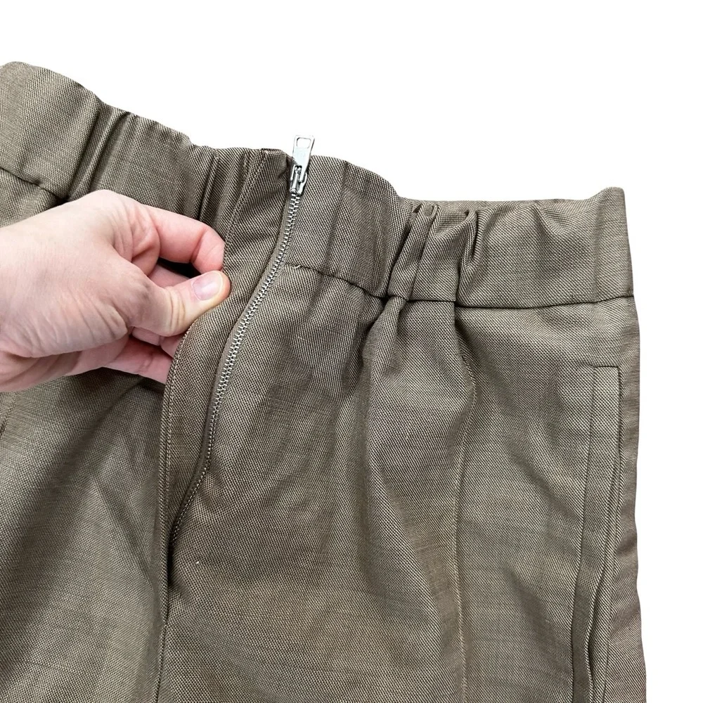 Tela Made in Italy Tan Trouser Jogger Pants Relaxed Fit Size Medium (IT 44)